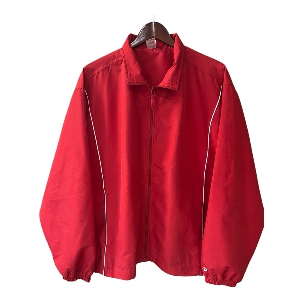 Badger Sport Vintage Lightweight Red Jacket Size L Men